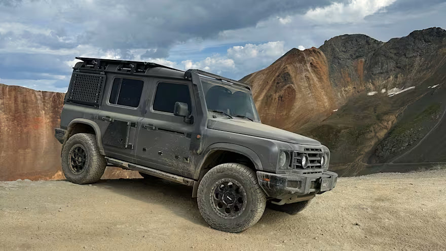 Reiger Suspension on the Ineos Grenadier